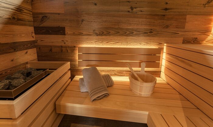 private sauna directly in the apartment