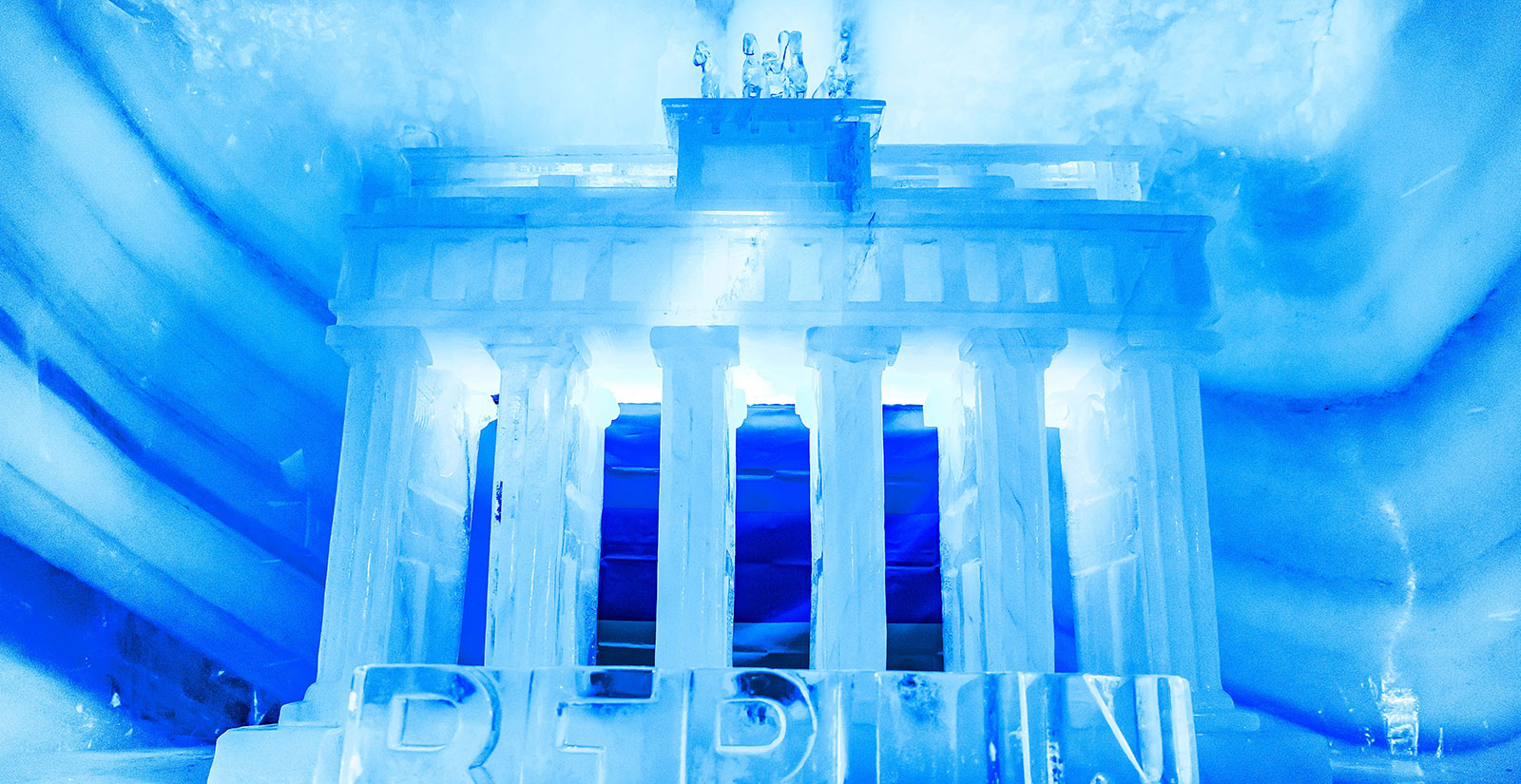 the Ice Palace on the Dachstein Glacier
